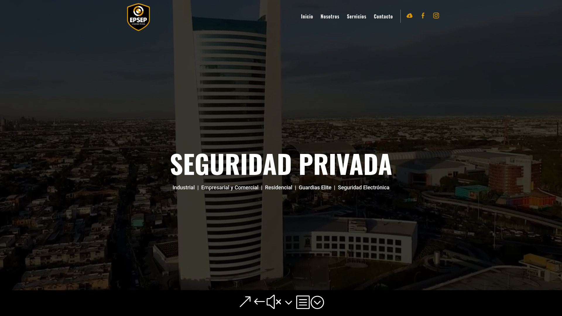 EPSEP Seguridad Privada - Sitio Web Corporativo